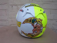 Helmet Painted by Cleveland Bikespray 01642 649011